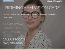 Tablet Screenshot of birminghamvision.com
